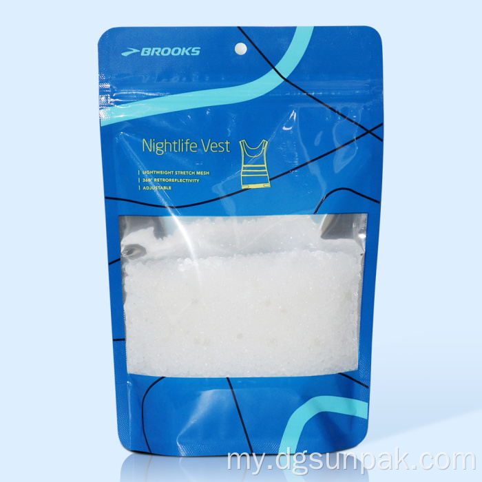 Preted Stand Up Promaging Platic Bag ကိုစိတ်ကြိုက်ပြုလုပ်ပါ